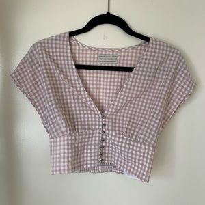 Urban Outfitters gingham top